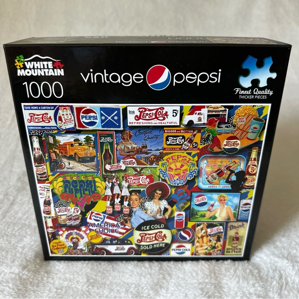 White Mountain Vintage Pepsi Jigsaw Puzzle - 1000 Pieces